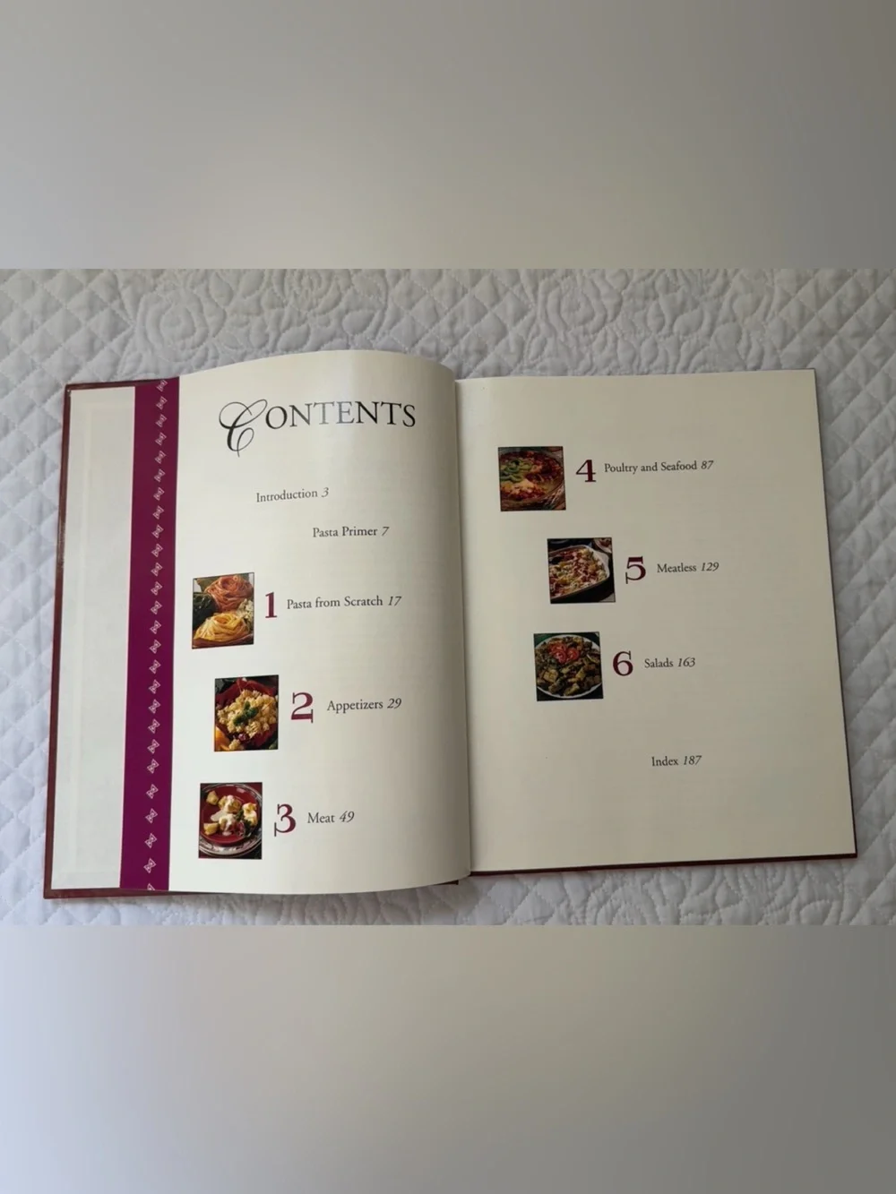 Vintage 1995 Betty Crocker's Pasta Cookbook Hardcover First Edition 1990s